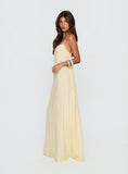 Solie Tie Back Maxi Dress Butter Petite