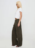 Briony Low Rise Wide Leg Jean Leopard