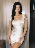 Ever After Mini Dress Cream