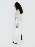 Hereos Mid Rise Baggy Leg Jeans White
