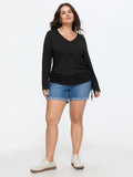 Supersoft Stretchy Adjustable Drawstring Side Jersey Top