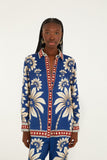 Blue Luna Collared Pajama Shirt