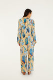 Sand Mystical Wide-Leg Pants