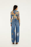 Denim Mystical Wide-Leg Pants
