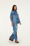 Denim Mystical Wide-Leg Pants