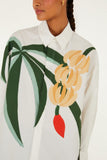 Graphic Banana Tree Applique Shirt
