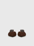 Admiration Pointed Toe Faux Suede Heels Brown