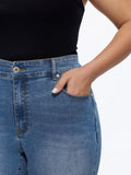 Ripped No-Gap Waist Skinny-Fit Jeans