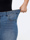 Ripped No-Gap Waist Skinny-Fit Jeans