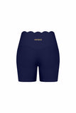 High-Waist Scallop Scrunch Short