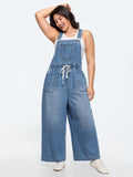 Supersoft Drawstring Waist Wide Leg Jumpsuit