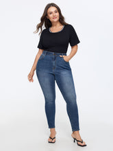 Stretchy Skinny-Fit Mid-Rise Jeans