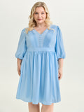 Adjustable Bodice Toothpick Pleat Mini Dress