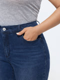Butt-Lifting Straight-Leg Mid-Rise Jeans