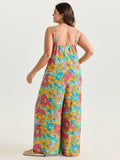 Vivid Groove Stretchy Adjustable Jumpsuit