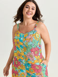 Vivid Groove Stretchy Adjustable Jumpsuit