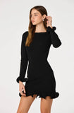 Aleah Ribbed Knit Mini Dress