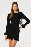 Aleah Ribbed Knit Mini Dress