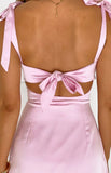 Akira Tall Fit Pink Tie Mini Dress