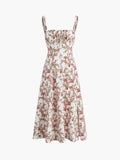 Rosebud Floral Midi Sundress