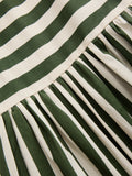 Striped Halter Neck Maxi Dress