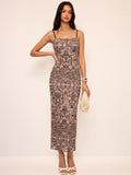 Printed Cami Maxi Dress