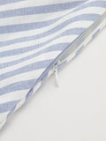 Striped Halter Tie-Waist Maxi Dress