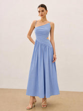 Asymmetric Cutout Cami Maxi Dress