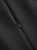 Draped Tie-Back Pleated Maxi Dress