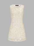 Sequin Sleeveless Bodycon Mini Dress