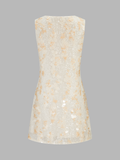 Sequin Sleeveless Bodycon Mini Dress