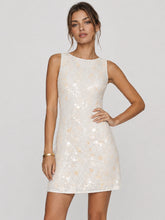 Sequin Sleeveless Bodycon Mini Dress