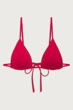 Lumia Triangle Bikini Top - True Red