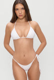 Mackenzie Cheeky String Bikini Bottom - Optic White