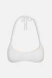 X Jennie Hana Halter Bikini Top - Optic White