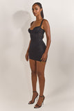 The Cinched Lace Corset in Black