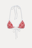 Nick Triangle Halter Bikini Top - Cupid
