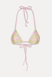 Nick Triangle Halter Bikini Top - Nymphaea