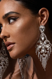 Angelica Diamante Statement Earrings
