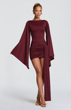 Lucetta Mini Dress - Cherry Lacquer