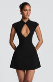 Sakura Mini Dress - Black
