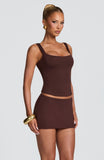 Bea Top - Plum Brown