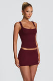 Bea Top - Cherry Lacquer