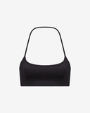Serenity Contour Halter Crop | Black