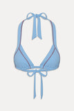 Taite Triangle Bikini Top - Capri Sky