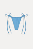 Tia Skimpy String Bikini Bottom - Capri Sky