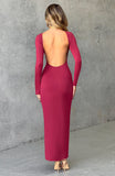 Aleena Maxi Dress - Cherry
