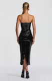 Amala Midi Dress - Black