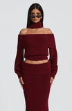 Andie Top - Burgundy