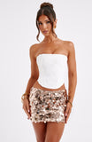 Anissa Mini Skirt - Gold
